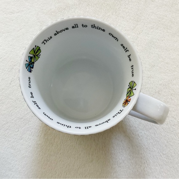 Suzy Toronto Pretending to Be A Normal Person Mug Cup Colorful Floral Whimsical - Picture 3 of 9